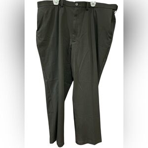 Haggar Cool 18 Pro Classic Fit Men's Black Pants size 46 X 30